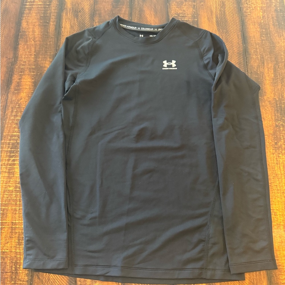 Under Armour Boys Black Long Sleeve ColdGear